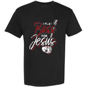 Jesus Bassist Christian Bass Player Bass Guitar Garment-Dyed Heavyweight T-Shirt