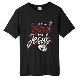 Jesus Bassist Christian Bass Player Bass Guitar Tall Fusion ChromaSoft Performance T-Shirt