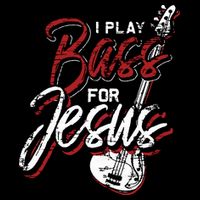 Jesus Bassist Christian Bass Player Bass Guitar 16 in Basic Backpack