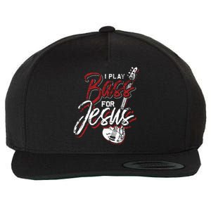 Jesus Bassist Christian Bass Player Bass Guitar Wool Snapback Cap