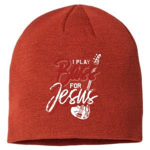 Jesus Bassist Christian Bass Player Bass Guitar Sustainable Beanie