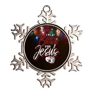 Jesus Bassist Christian Bass Player Bass Guitar Metallic Star Ornament