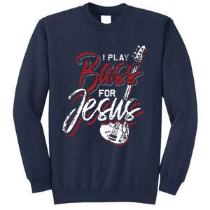 Jesus Bassist Christian Bass Player Bass Guitar Sweatshirt