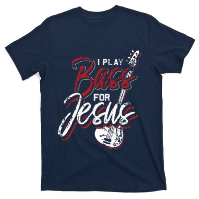 Jesus Bassist Christian Bass Player Bass Guitar T-Shirt