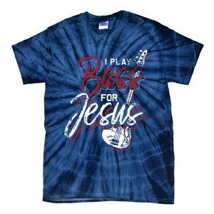 Jesus Bassist Christian Bass Player Bass Guitar Tie-Dye T-Shirt