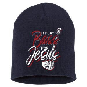 Jesus Bassist Christian Bass Player Bass Guitar Short Acrylic Beanie