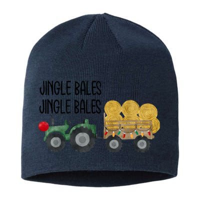 Jingle Bales Christmas Farm Farmer Holiday Season Sustainable Beanie