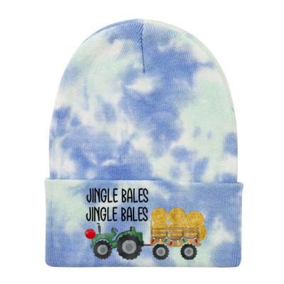 Jingle Bales Christmas Farm Farmer Holiday Season Tie Dye 12in Knit Beanie