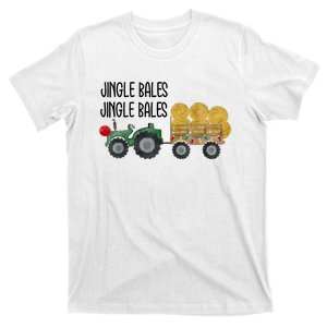 Jingle Bales Christmas Farm Farmer Holiday Season T-Shirt