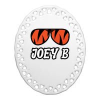 Joey B Cincinatti Ceramic Oval Ornament