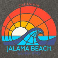 Jalama Beach California Surfing Beach Cotton Canvas Backpack