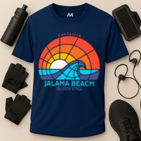 Jalama Beach California Surfing Beach Cooling Performance Crew T-Shirt