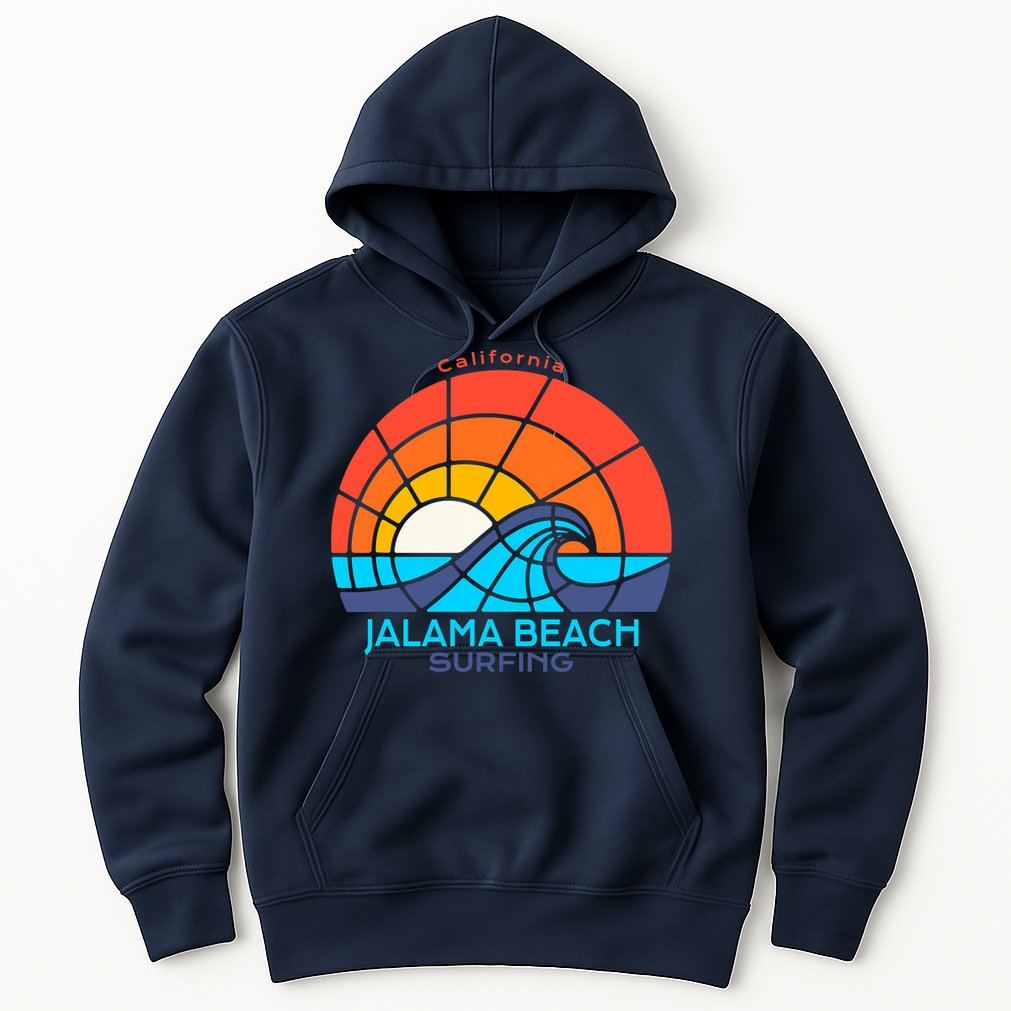 Jalama Beach California Surfing Beach Hoodie