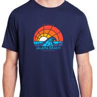 Jalama Beach California Surfing Beach Adult ChromaSoft Performance T-Shirt