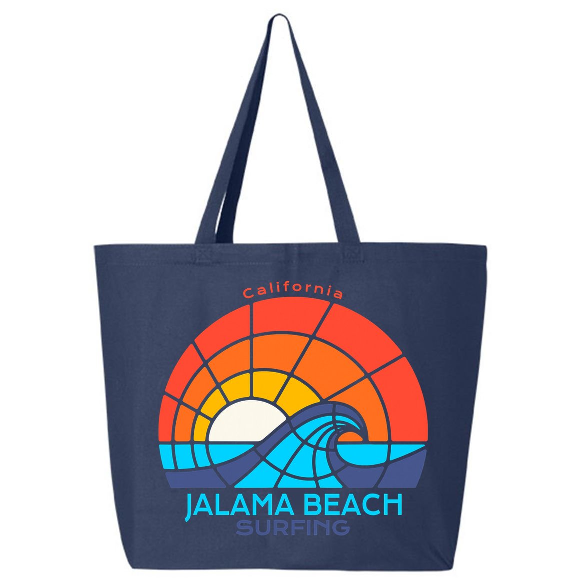Jalama Beach California Surfing Beach 25L Jumbo Tote