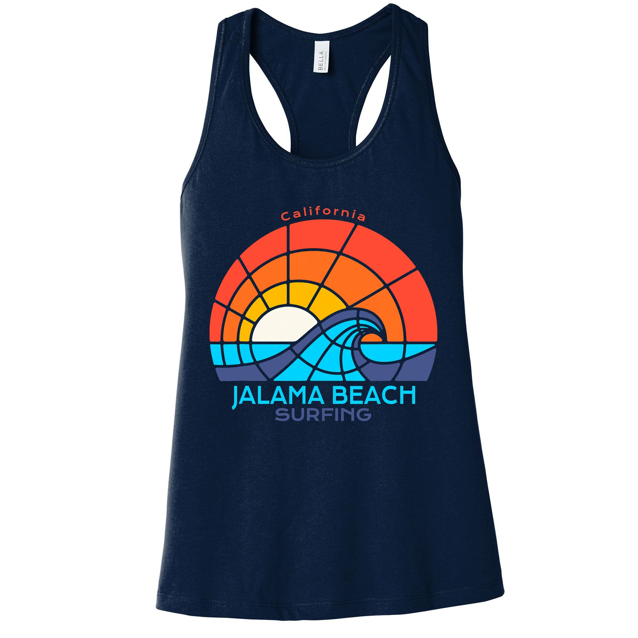 Jalama Beach California Surfing Beach Womens Tank Top