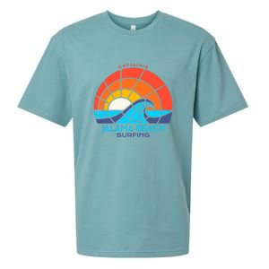 Jalama Beach California Surfing Beach Sueded Cloud Jersey T-Shirt