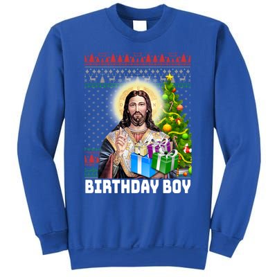 Jesus Birthday Christmas Xmas Holiday Funny Ugly Sweater Cute Gift Sweatshirt