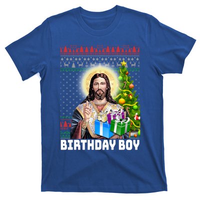 Jesus Birthday Christmas Xmas Holiday Funny Ugly Sweater Cute Gift T-Shirt