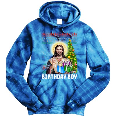 Jesus Birthday Christmas Xmas Holiday Funny Ugly Sweater Cute Gift Tie Dye Hoodie