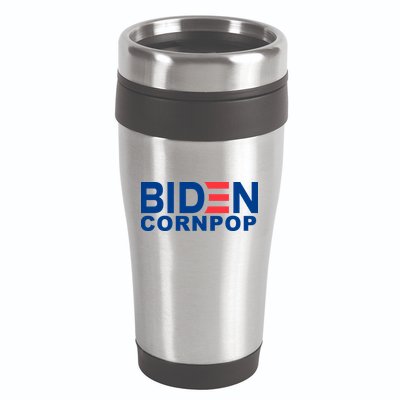 Joe Biden Corn Pop Funny 16oz Travel Tumbler