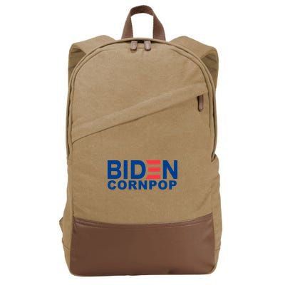 Joe Biden Corn Pop Funny Cotton Canvas Backpack