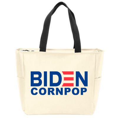 Joe Biden Corn Pop Funny Zip Tote Bag