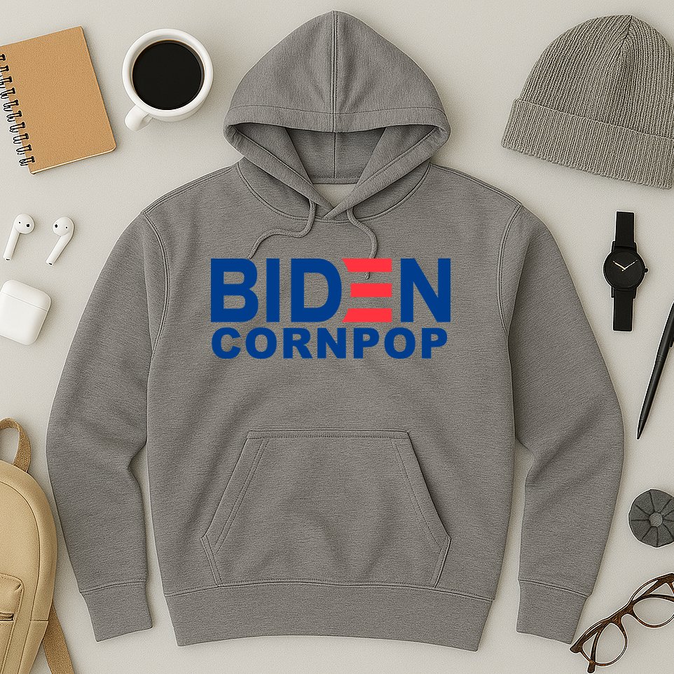 Joe Biden Corn Pop Funny Hoodie