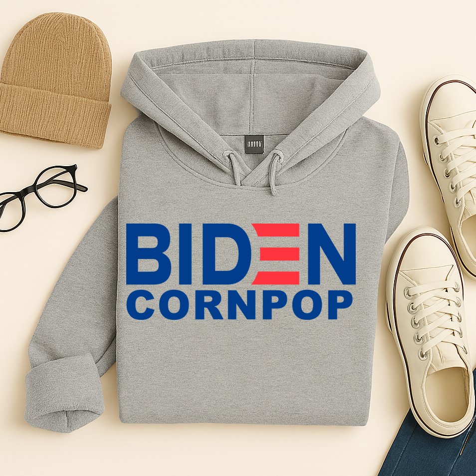 Joe Biden Corn Pop Funny Hoodie