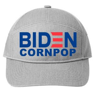 Joe Biden Corn Pop Funny 7-Panel Snapback Hat