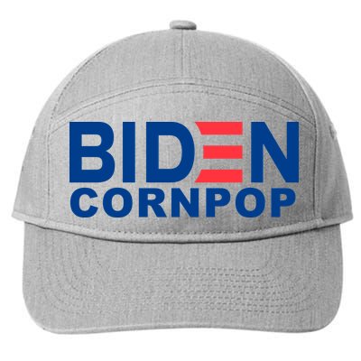 Joe Biden Corn Pop Funny 7-Panel Snapback Hat