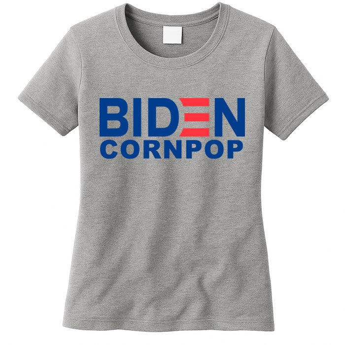 Joe Biden Corn Pop Funny Womens T-Shirt