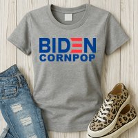 Joe Biden Corn Pop Funny Womens T-Shirt