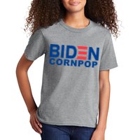 Joe Biden Corn Pop Funny Kids T-Shirt