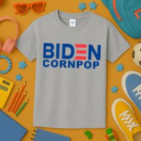 Joe Biden Corn Pop Funny Kids T-Shirt
