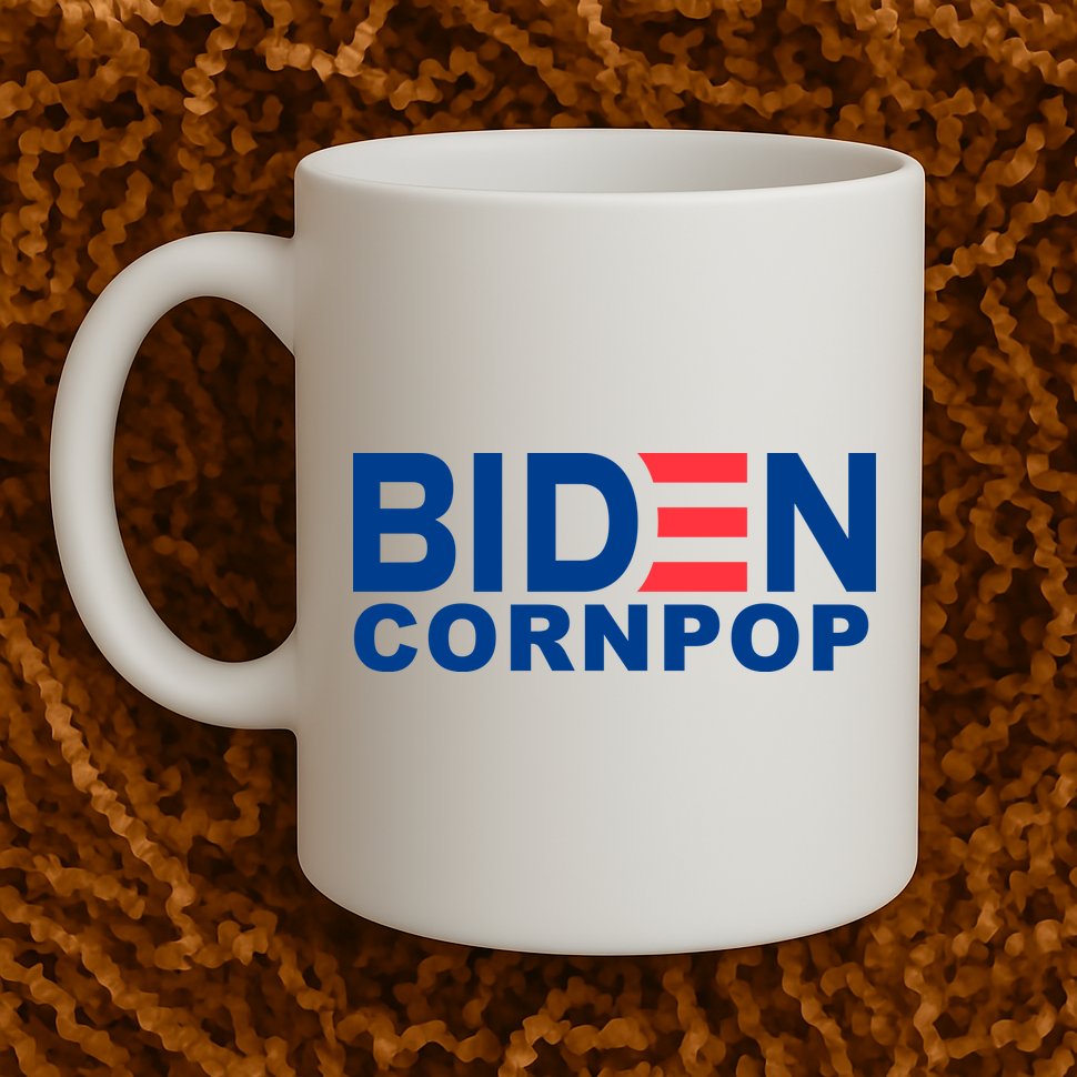 Joe Biden Corn Pop Funny Mug