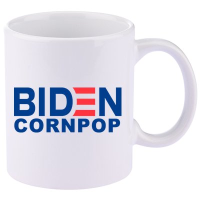 Joe Biden Corn Pop Funny 11oz C Handle Ceramic Mug