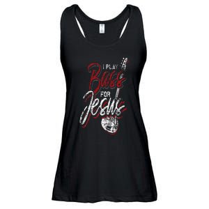 Jesus Bassist Christian Bass Player Bass Guitar Ladies Essential Flowy Tank