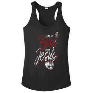 Jesus Bassist Christian Bass Player Bass Guitar Ladies PosiCharge Competitor Racerback Tank