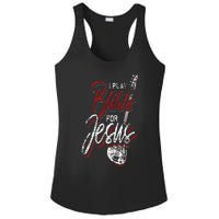 Jesus Bassist Christian Bass Player Bass Guitar Ladies PosiCharge Competitor Racerback Tank