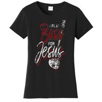 Jesus Bassist Christian Bass Player Bass Guitar Women's T-Shirt