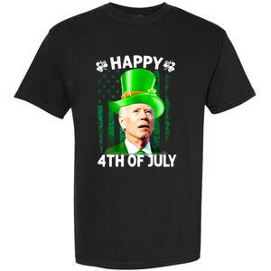 Joe Biden Confused Happy 4th Of July Funny St Patricks Day Garment-Dyed Heavyweight T-Shirt