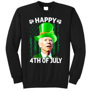 Joe Biden Confused Happy 4th Of July Funny St Patricks Day Sweatshirt