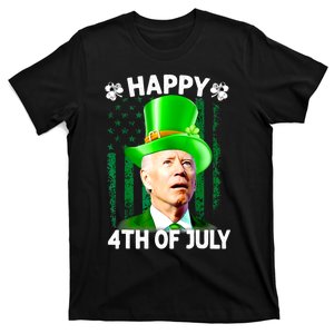 Joe Biden Confused Happy 4th Of July Funny St Patricks Day T-Shirt