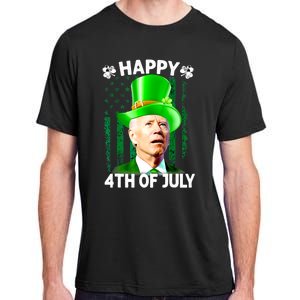 Joe Biden Confused Happy 4th Of July Funny St Patricks Day Adult ChromaSoft Performance T-Shirt