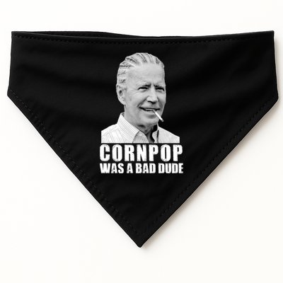 Joe Biden Cornpop Was A Bad Dude USA-Made Doggie Bandana