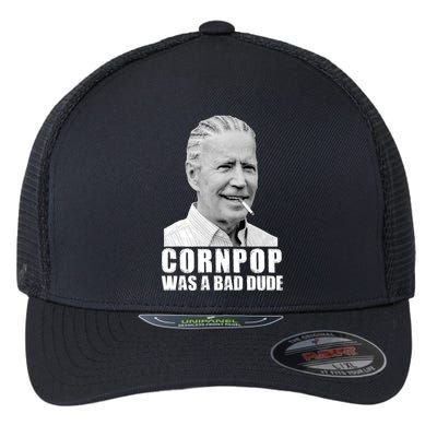 Joe Biden Cornpop Was A Bad Dude Flexfit Unipanel Trucker Cap