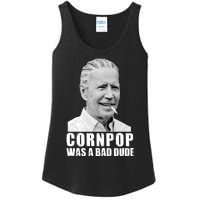 Joe Biden Cornpop Was A Bad Dude Ladies Essential Tank