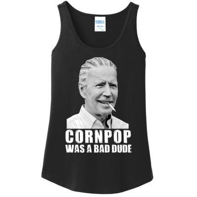 Joe Biden Cornpop Was A Bad Dude Ladies Essential Tank