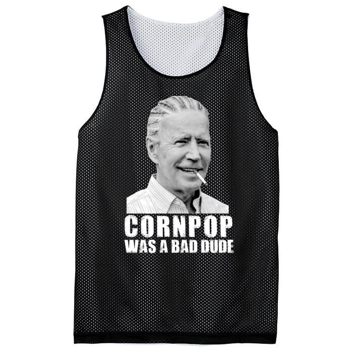 Joe Biden Cornpop Was A Bad Dude Mesh Reversible Basketball Jersey Tank